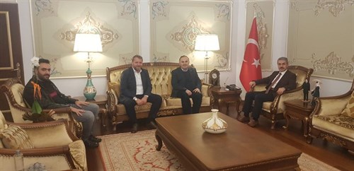 Ensar Vakfı Genel Başkanı Dr. Şener Ağaç Ve Beraberindeki Heyet Kaymakamımıza Hayırlı Olsun Ziyaretinde Bulundular 