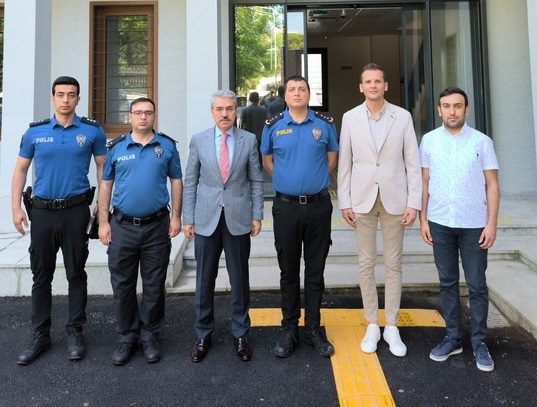 Kaymakamımız, İlçe Emniyet Müdürü Mehmet Yaşar Zehir İle Birlikte Yapımı Tamamlanan Selimiye Polis Merkezi'nde İncelemelerde Bulundu